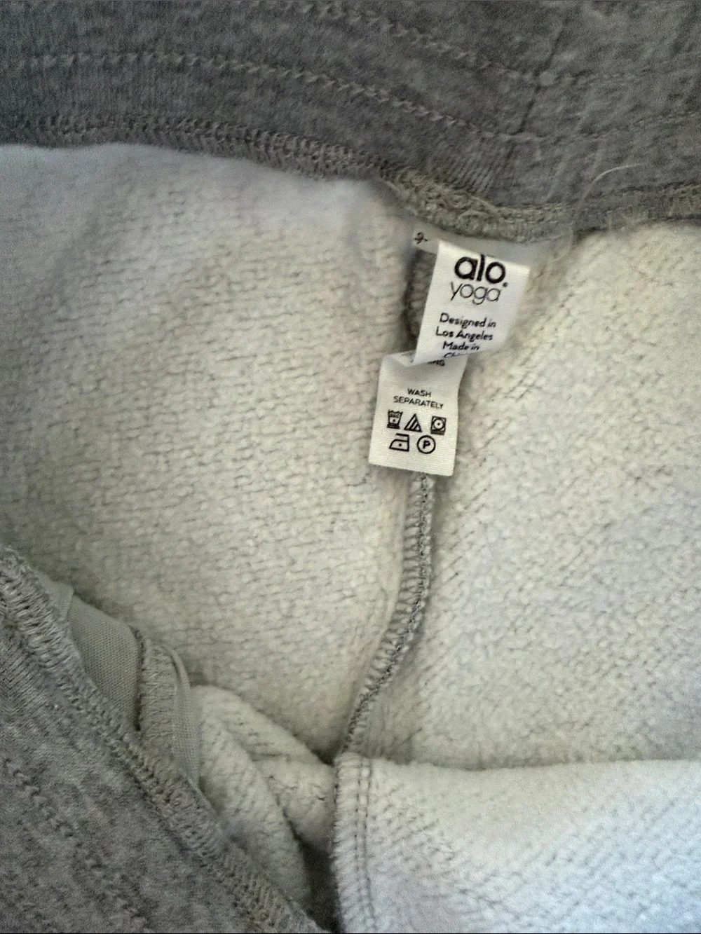 ALO Yoga Gray Drawstring Jogger Pants